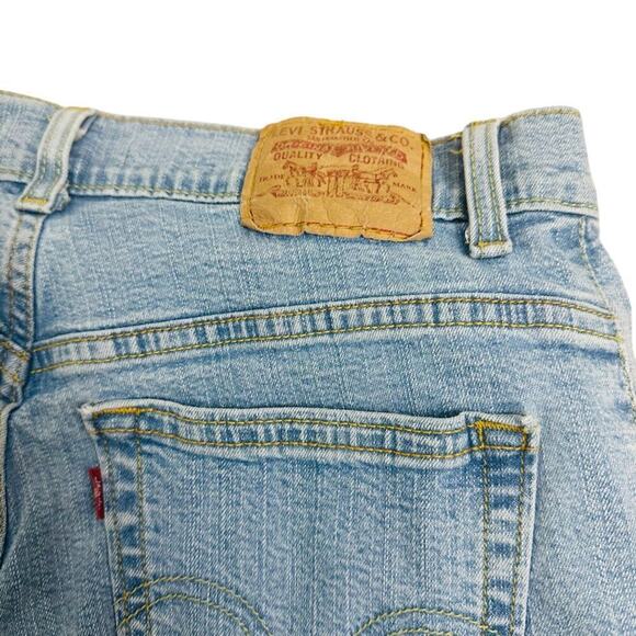 Vintage Levi’s Jeans Bootcut Light Blue 550 Cotton Relaxed Ripped Size 29 - Picture 5 of 10